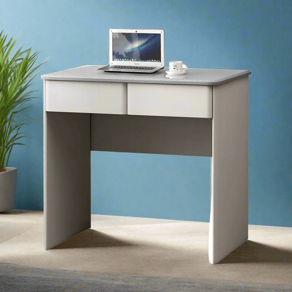 Marielle Study Desk - 80cm Modern Writing Desk for Home Office, Small Spaces & Dorm Rooms - Sturdy & Stylish Workstation for Studying, Working & Crafting