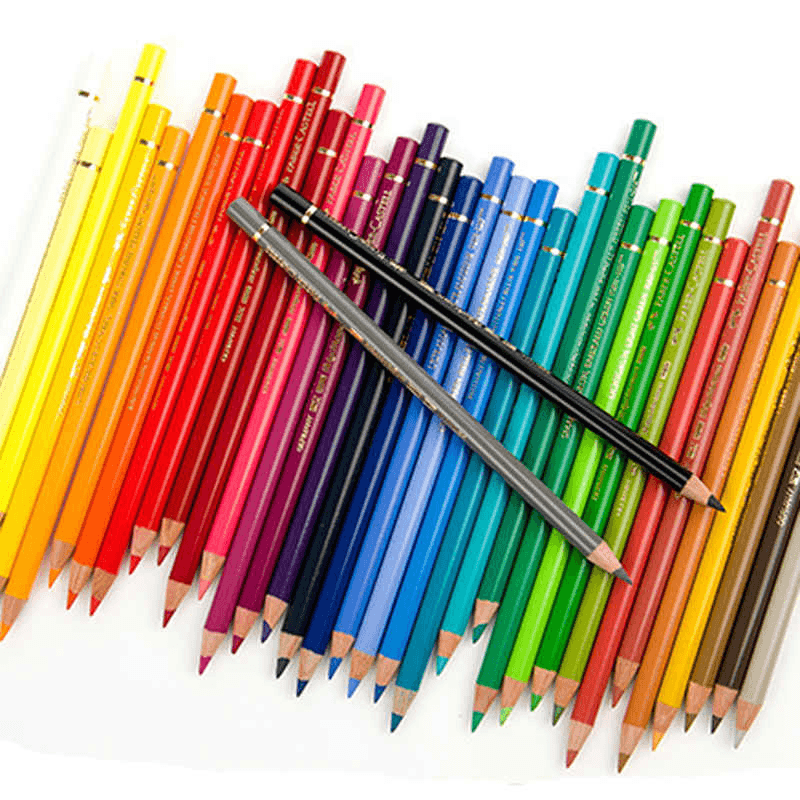 Faber-Castell Polychromos 36 Premium Artist Colored Pencils Set in Metal Tin - Professional Drawing & Sketching for Adults, Coloring Books & Fine Art Projects