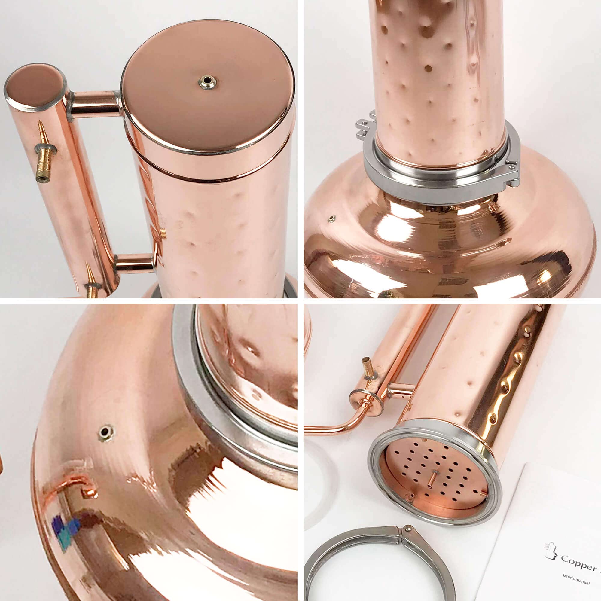 2L Essential Oil Distiller Kit - Professional Steam Distillation Equipment for Extracting Oils from Herbs, Plants & Flowers - Perfect for DIY Aromatherapy, Home Spa, and Natural Skincare