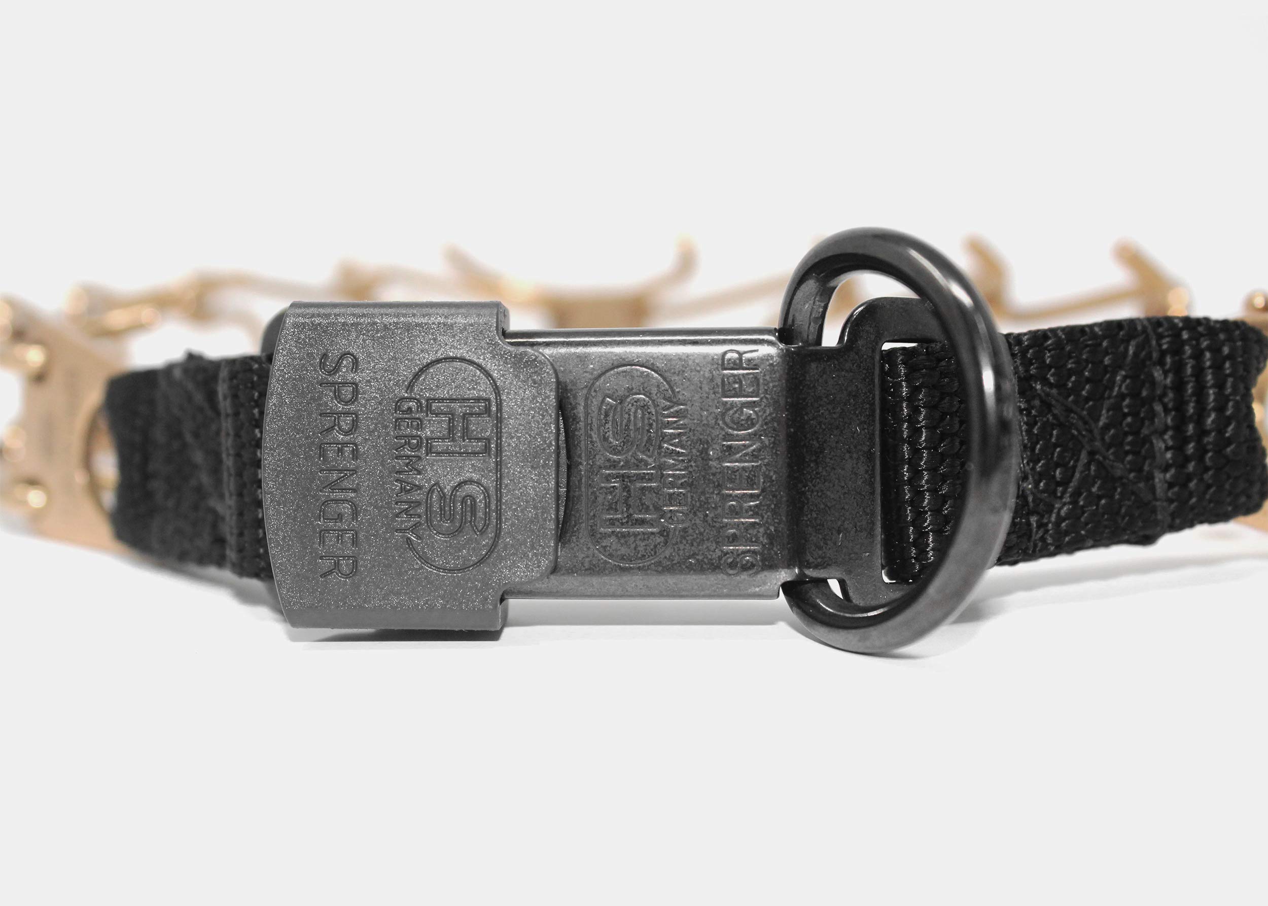 Herm Sprenger Ultra-Plus Curogan Dog Training Collar - 3.2mm x 20in Medium No-Pull Collar with Quick Release Buckle | Hypoallergenic Nickel-Free Rounded Links | Made in Germany | Perfect for Obedience Training & Daily Walks
