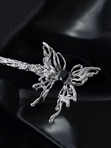 Kairangi Butterfly Hair Stick for Women & Girls - Elegant Bun Holder, Juda Pin Hair Accessory, Multicolor - Perfect for Weddings, Parties & Everyday Hairstyles