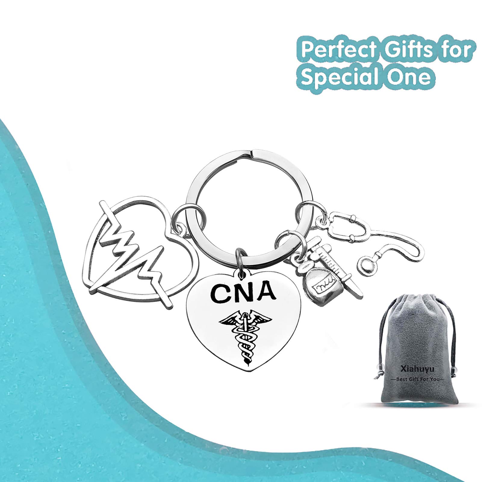 **Certified Nursing Assistant (CNA) Keychain Gift - Perfect for CNA Graduation, Nurse Day, Nursing School Students & Appreciation - Ideal for Christmas, Birthday & CNA Week - Thoughtful Gift for Healthcare Heroes**    *(Use Case: Show appreciation to nurses, celebrate graduations, or surprise healthcare workers during holidays and special occasions.)*