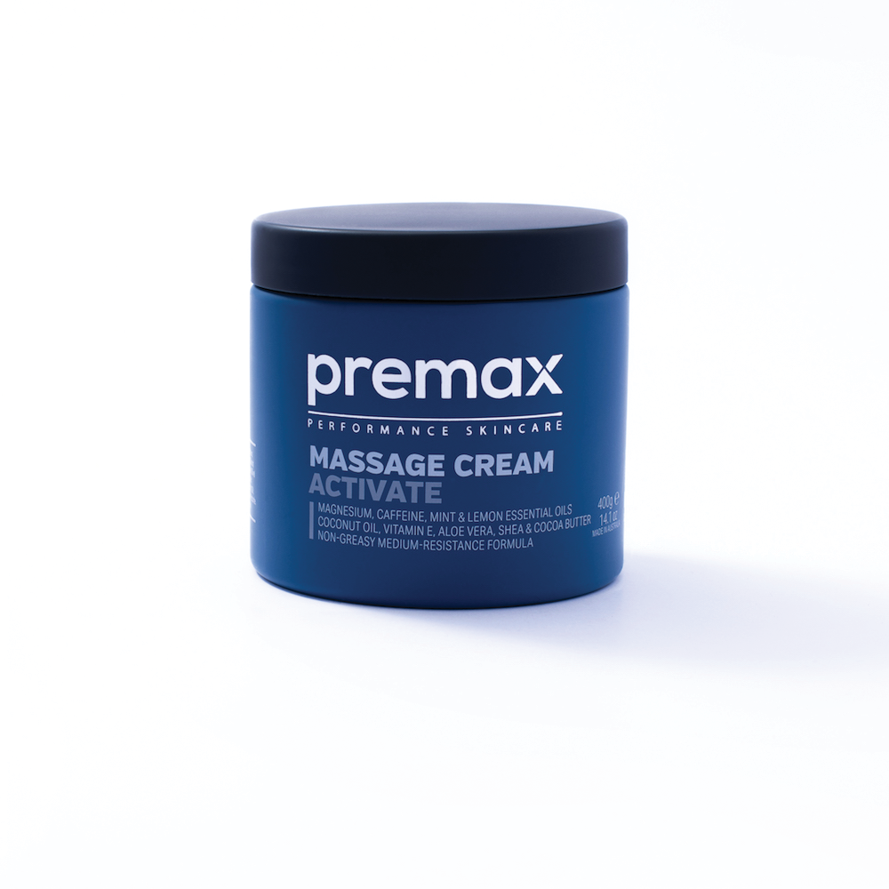 Premax Activate Premium Massage Cream 400g - Deep Muscle Relaxation & Pain Relief Cream for Athletes & Post-Workout Recovery - Perfect for Sports Massage, Physical Therapy & Home Use