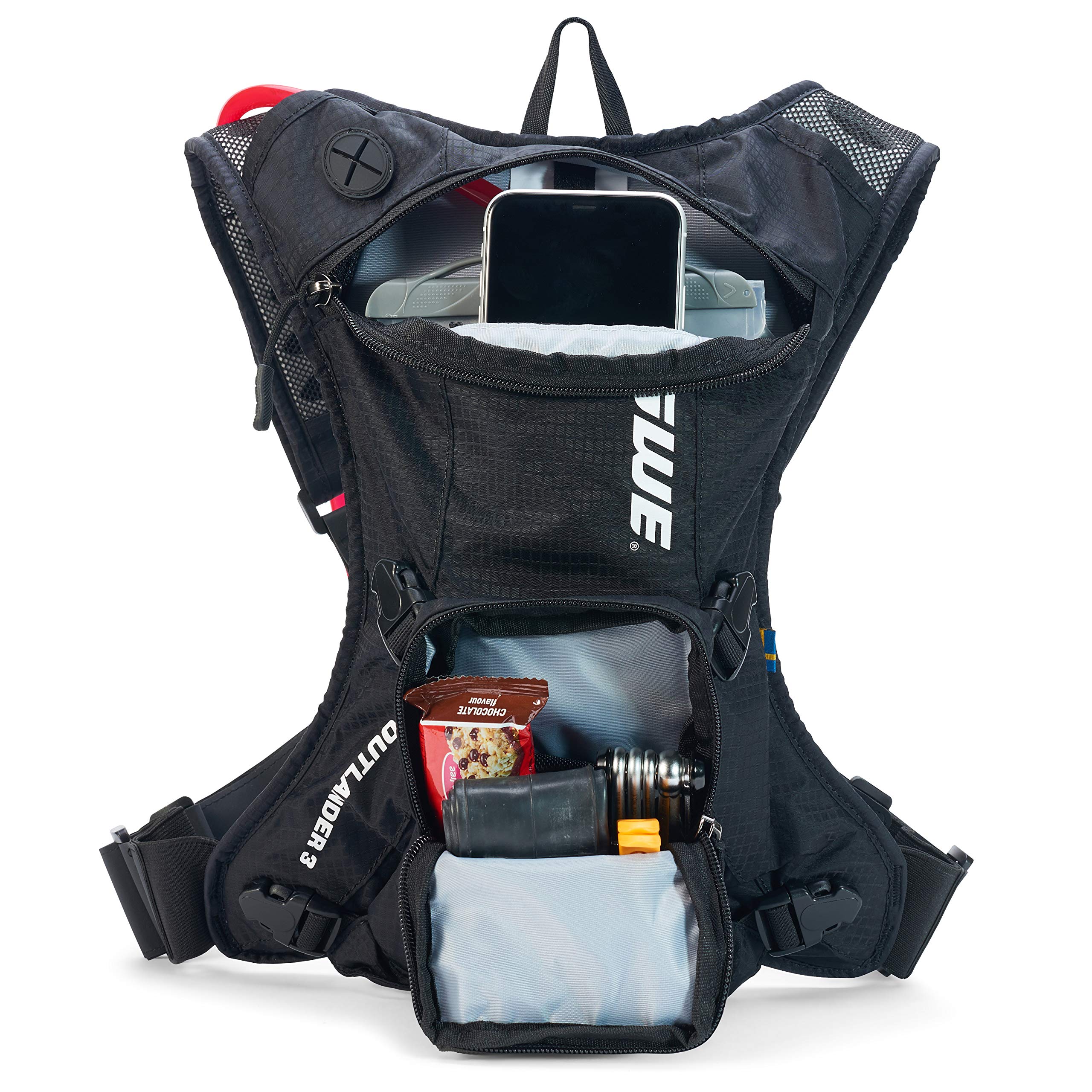 USWE Outlander Hydration Pack with 2L Water Bladder - Lightweight Hydration Backpack for Cycling, Mountain Biking, Hiking & Trail Running - Perfect for Outdoor Adventures & Sports Activities