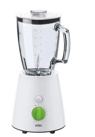 Braun JB3060 Tribute Collection 800W Glass Jar Blender - 220V High Power Blender for Smoothies, Juices & Food Prep - Perfect for Home Kitchen & Commercial Use