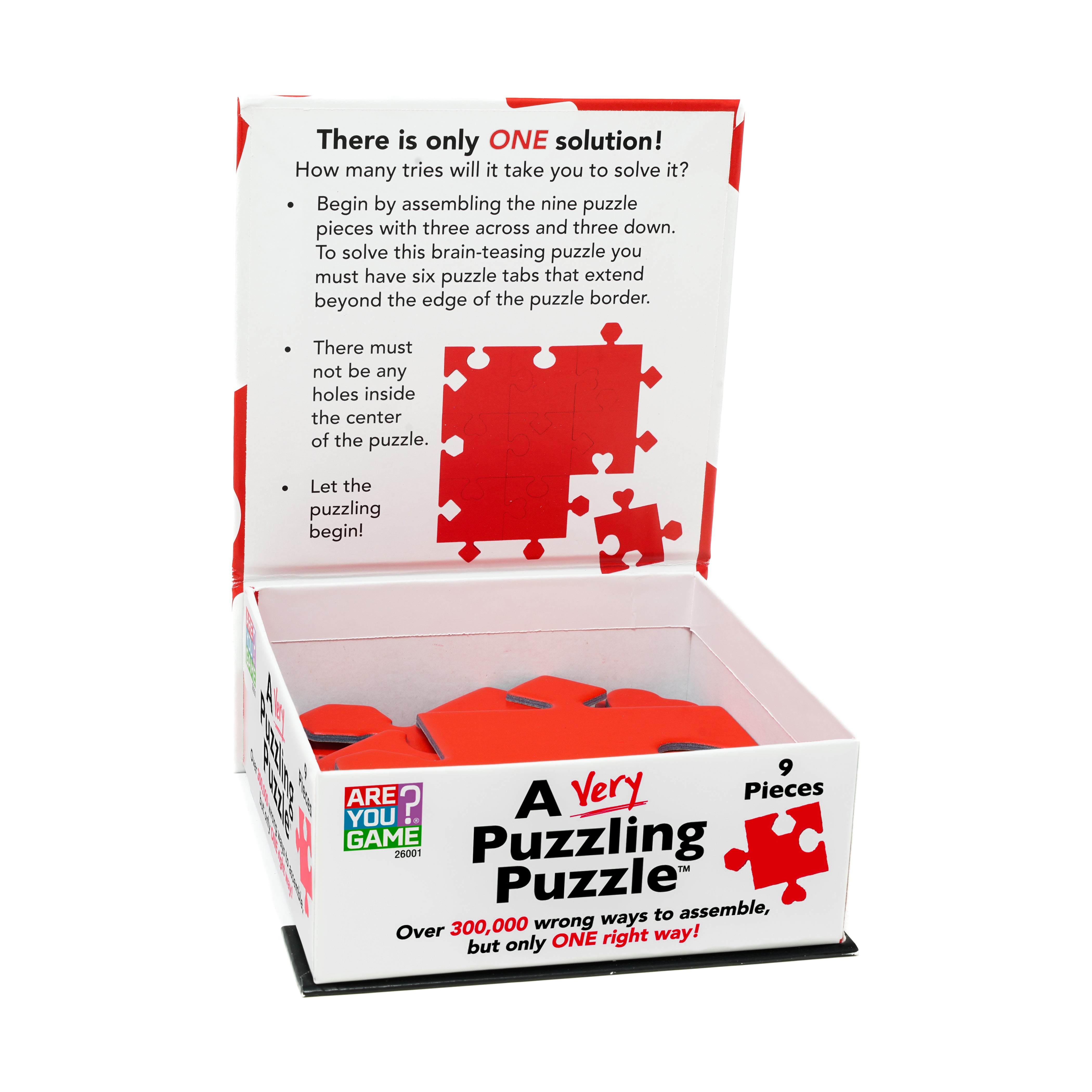9 Piece Brain Teaser Puzzle Set - Challenging Wooden Logic Game for Adults & Kids - Perfect for Family Game Night, Office Stress Relief & Cognitive Training