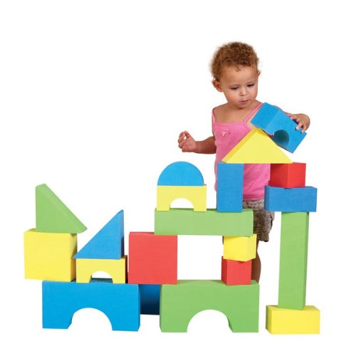 Big Edu 32-Piece Color Blocks Set for Kids - STEM Learning Toys for Early Childhood Education & Creative Play