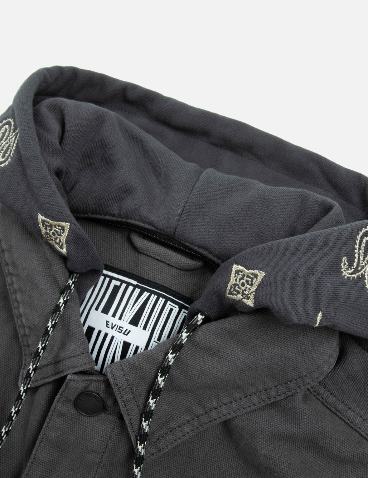 Monogram Embroidered Hooded 3-in-1 Loose Fit Jacket for Men & Women | Waterproof Windbreaker for Outdoor Activities, Hiking & Casual Wear