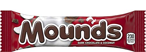 Dark Chocolate Coconut Candy Bars 6-Pack - Perfect for Snacking & Gifting