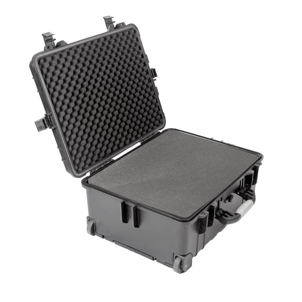 Durable Waterproof Rolling Hard Case with Foam Lining (Internal 20.3x15.4x7.9 Inches) - Perfect for Travel, Photography Equipment & Electronic Device Protection