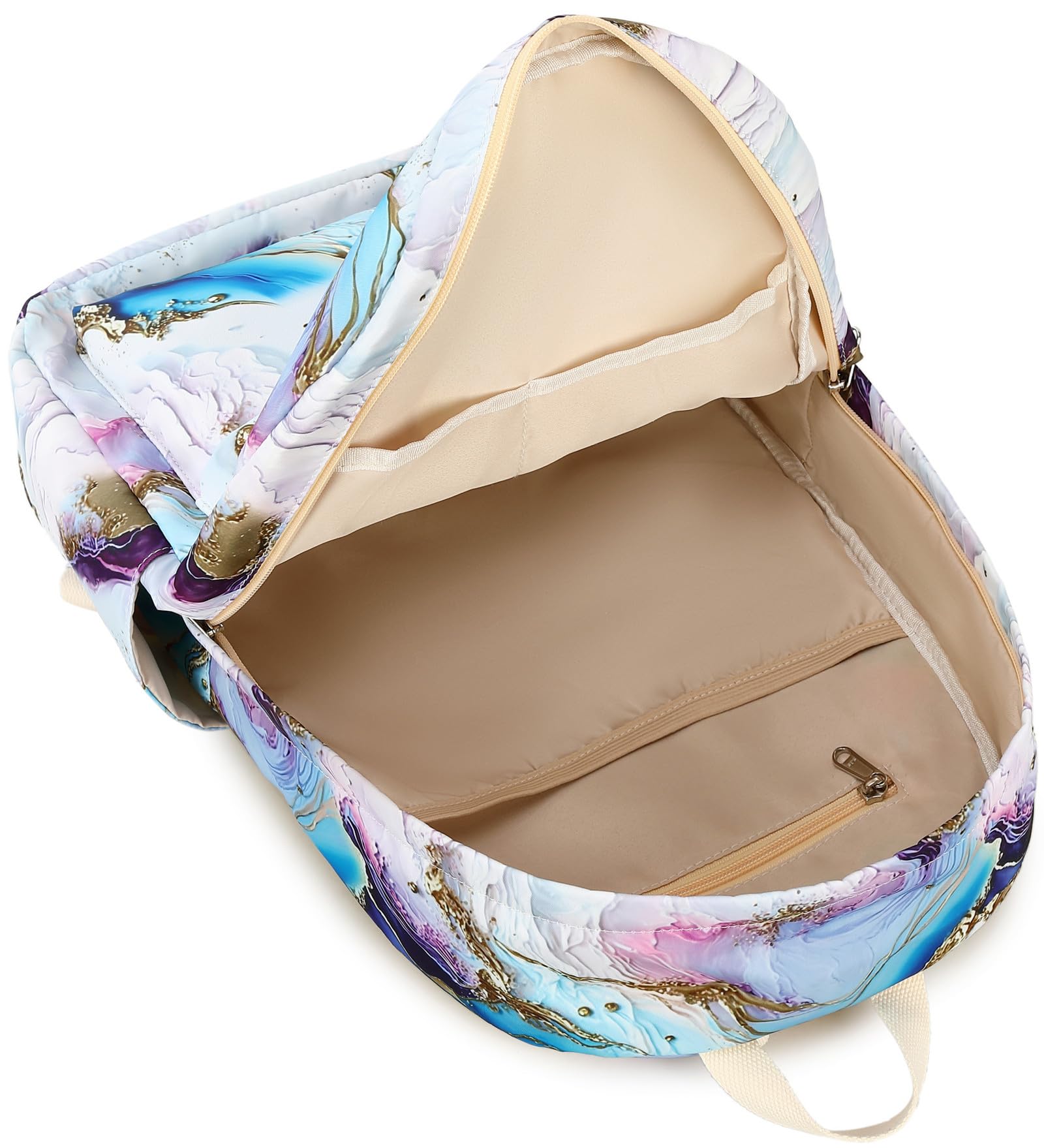 CAMTOP Girls Backpack with Lunch Box Set - Durable School Bookbag for Kids - Perfect for School, Travel & Daily Use