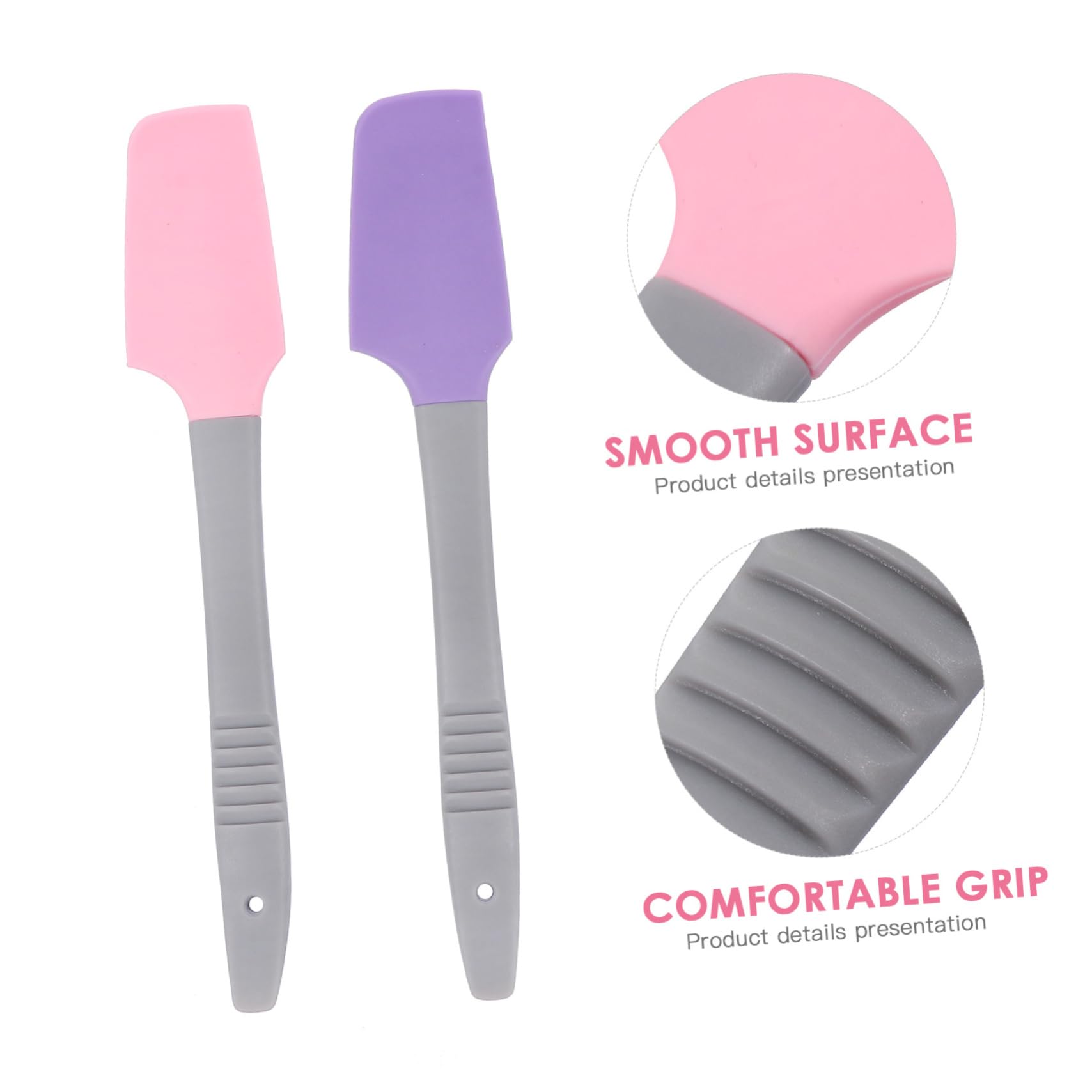 **Mikinona 6-Piece Silicone Wax Spatula Set - Non-Stick Wax Applicator for Body Waxing & Hair Removal - Reusable Wax Scraper Stick for Eyebrows, Legs, Bikini & Face (Ideal for Home & Salon Use)**