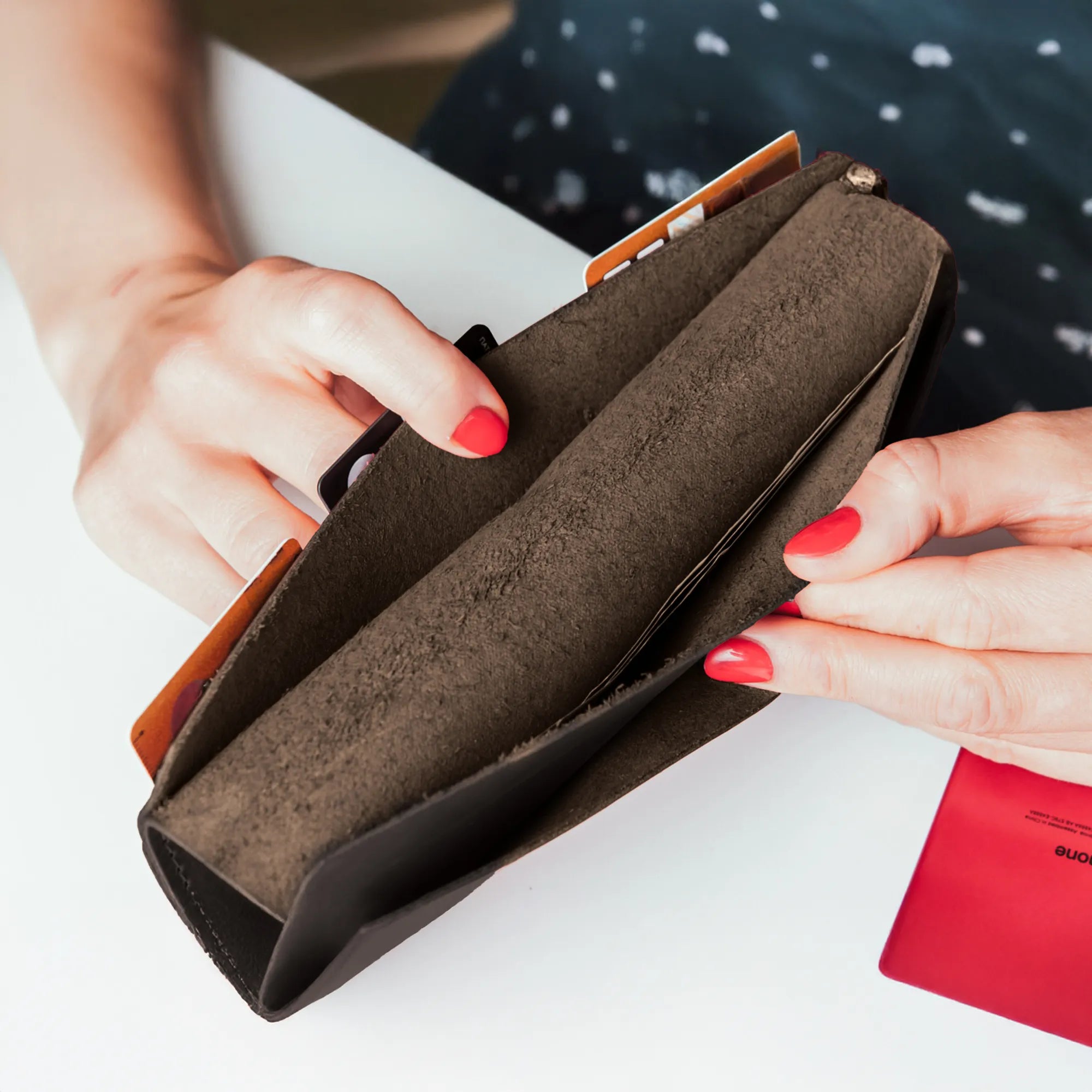 Premium Genuine Leather Long Wallet for Men & Women - RFID Blocking, Multiple Card Slots - Perfect for Travel, Business & Everyday Use (Stockholm Collection)