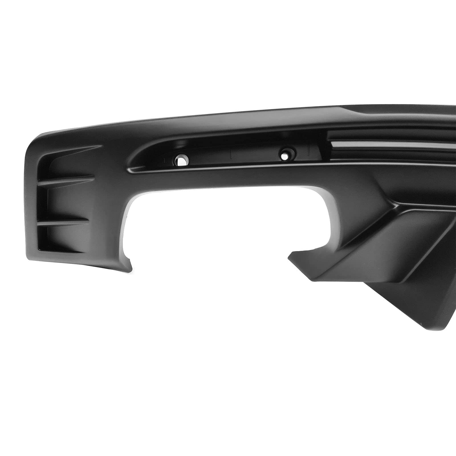 FREEMOTOR802® Rear Diffuser for 2016-2024 Chevrolet Camaro (Excluding ZL1) - IKON Style Matte Black PP Bumper Diffuser Guard & Lower Lip Replacement | Upgrade Your Camaro's Rear Styling for Sporty Look & Enhanced Aerodynamics