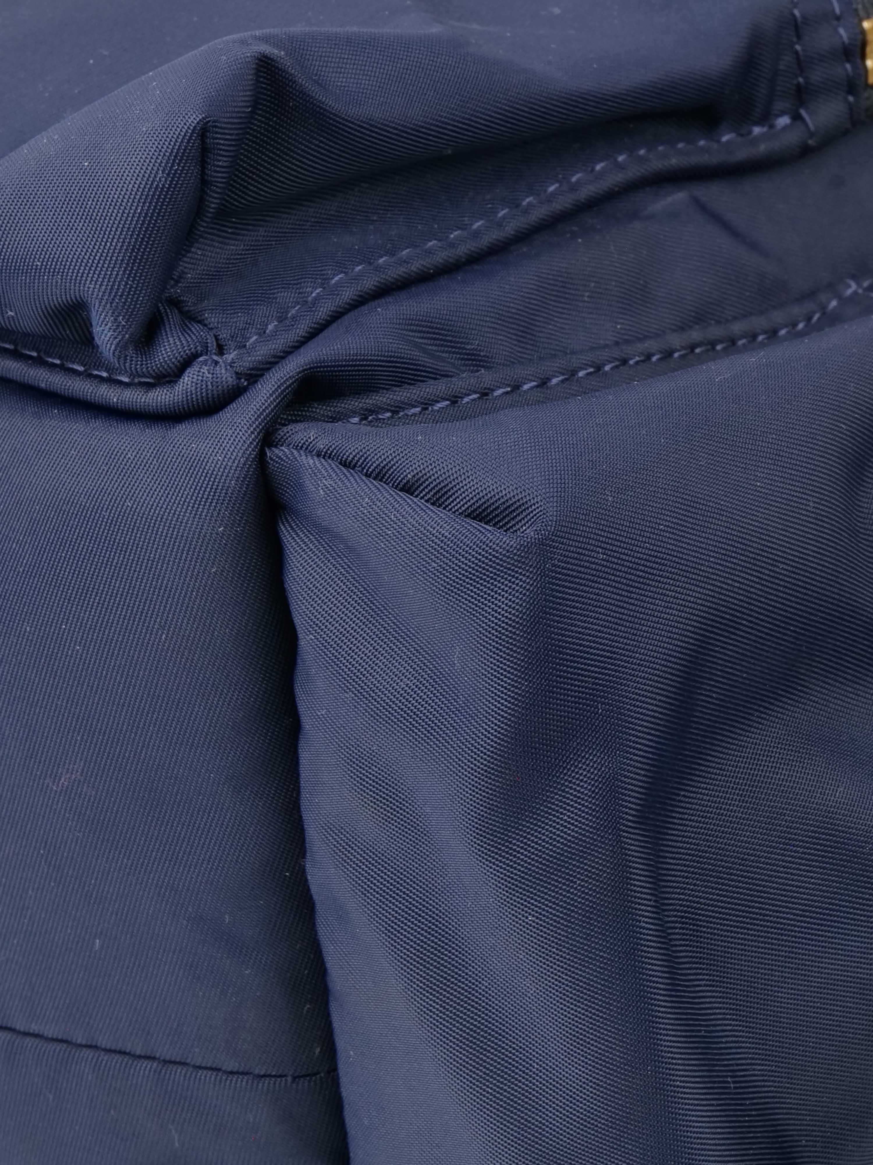 Burberry Navy Nylon Backpack for Men & Women | Waterproof Travel Backpack | Stylish Laptop Bag for Work, School & Outdoor Adventures