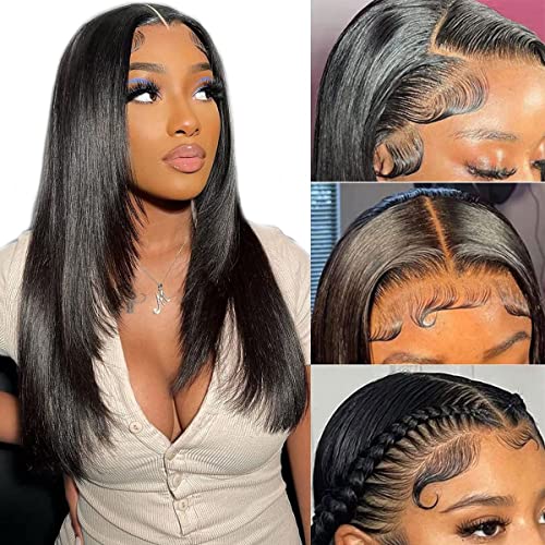 Straight（13*4 lace front wig）
