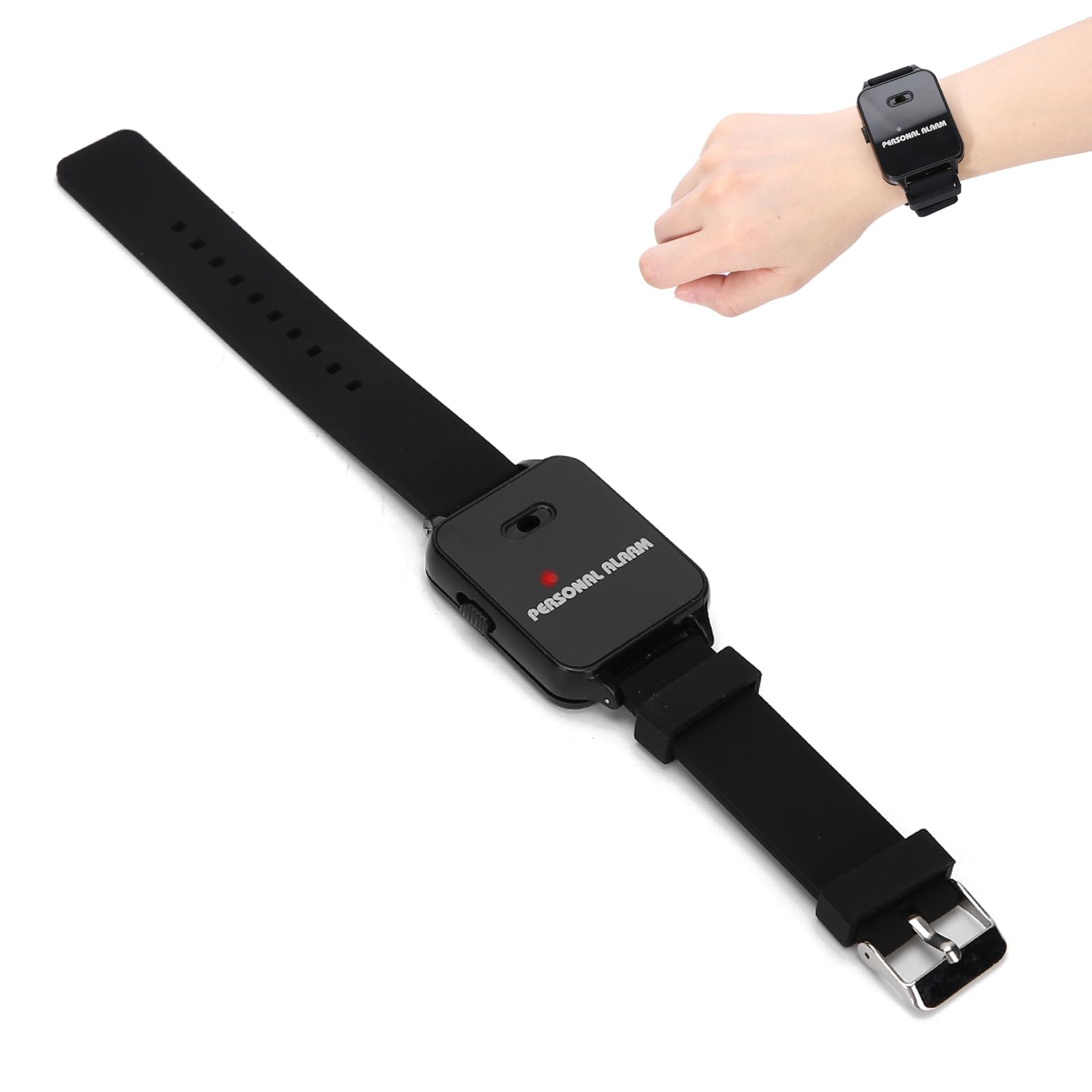 Personal Safety Alarm for Women, Kids & Elderly - High Decibel Wristband Alarm with LED Flashlight - Emergency Alert Device for Walking, Jogging, Night Commute & Outdoor Activities (Batteries Not Included)