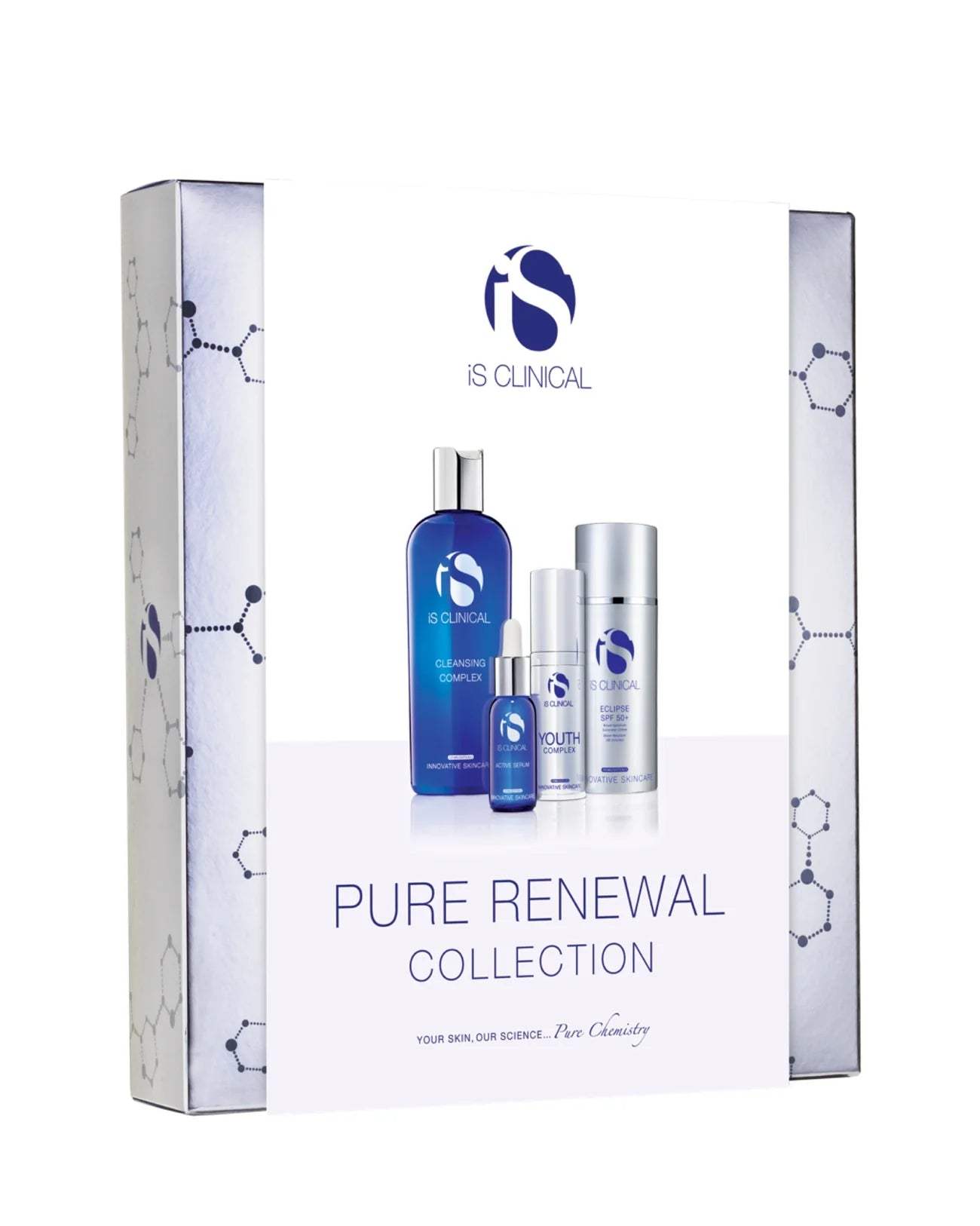 iS Clinical Pure Renewal Collection - Hydrating Skincare Set for Dry & Sensitive Skin | Renew & Replenish Skin Barrier | Perfect for Nighttime Routine & Post-Treatment Care