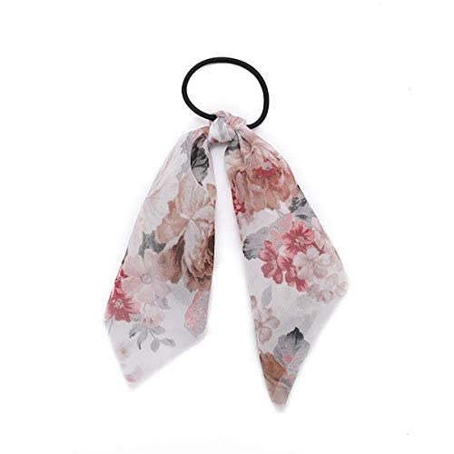 6-Piece Scarf Scrunchies with Long Ribbon Tails - Women's Hair Ties, Ponytail Holders & Hair Accessories for Girls | Perfect for Bun Hairstyles, Curly Hair & Holiday Gifts | Great for Daily Wear, Parties & Special Occasions