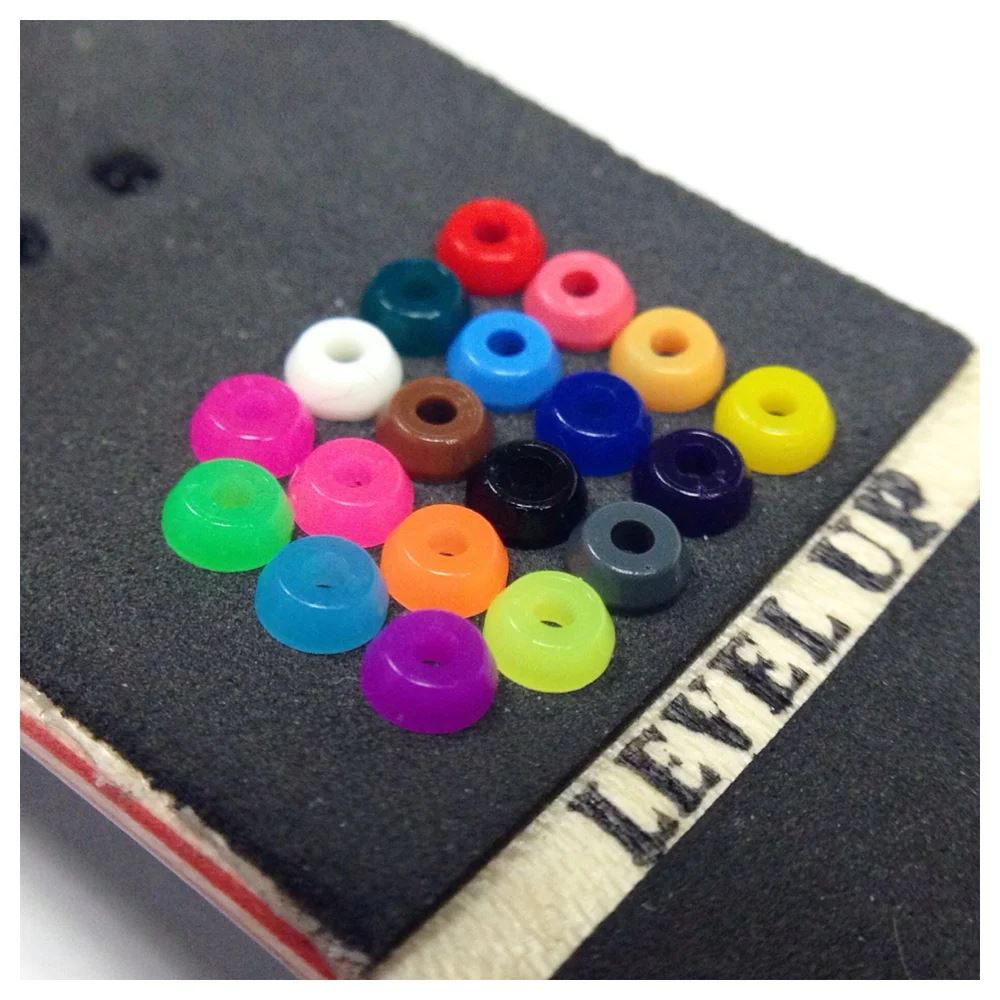 Premium Level Up Fingerboards Beta Bushings - High Performance Replacement Bushings for Finger Skateboards - Perfect for Tricks, Training & Smooth Rides