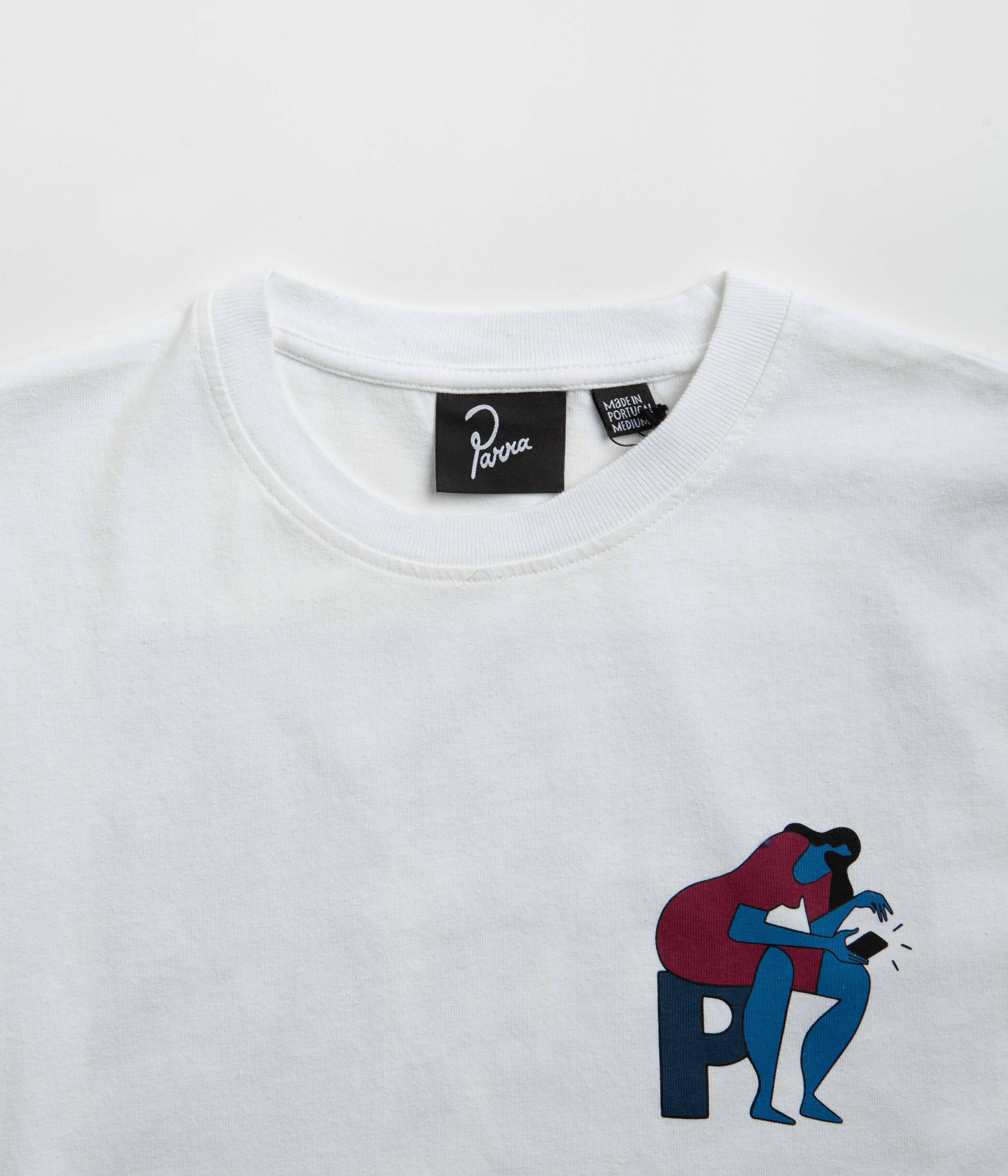 Parra Insecure Days Graphic T-Shirt - White | Casual Streetwear Tee for Men & Women | Perfect for Everyday Wear, Outings & Gifts