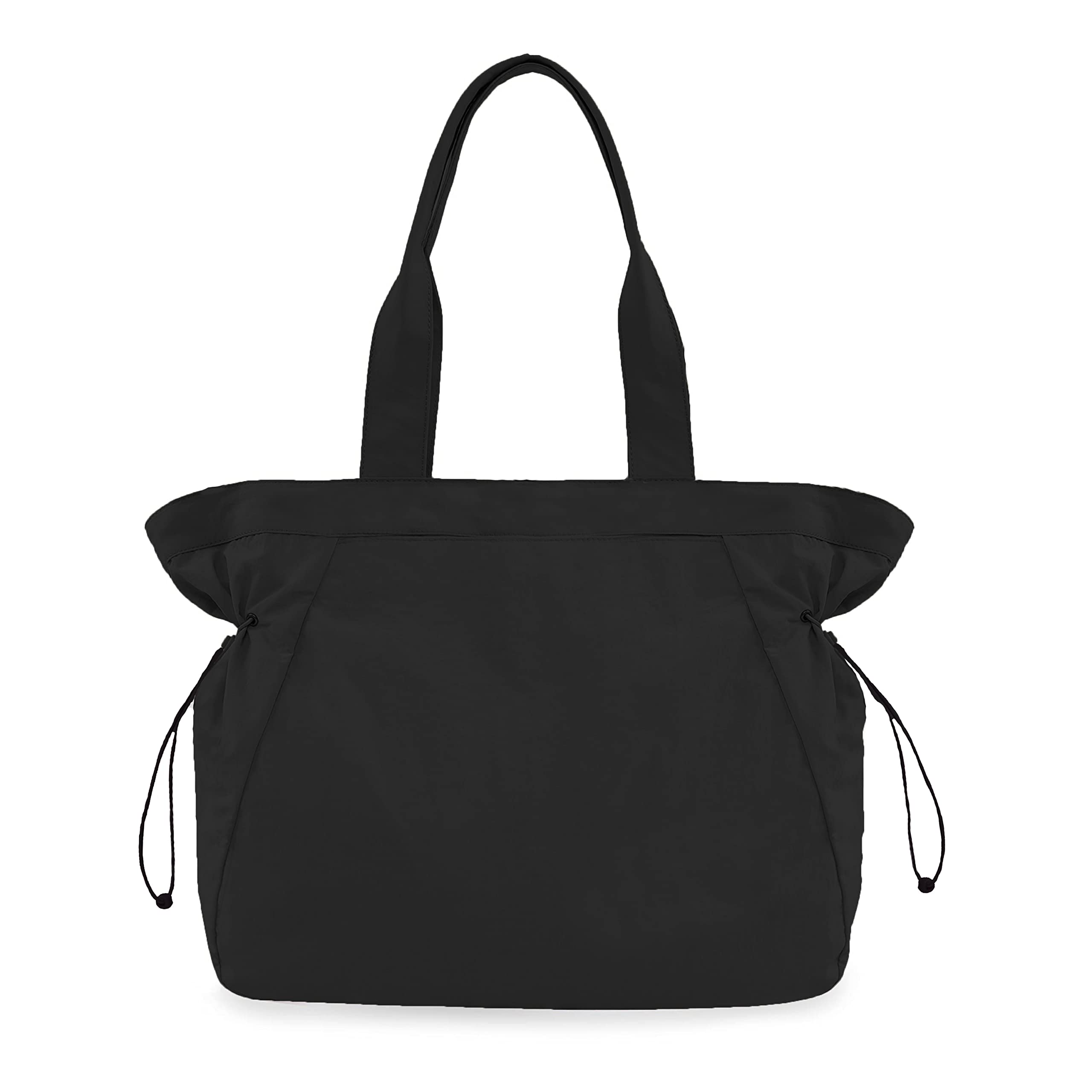 Waterproof Side-Cinch Shopper Tote Bag for Women - 18L Lightweight Travel Shoulder Bag for Shopping, Gym, Beach & Work - Durable Reusable Grocery Bag with Adjustable Straps - Perfect for Work Commute, Yoga Class & Weekend Getaways