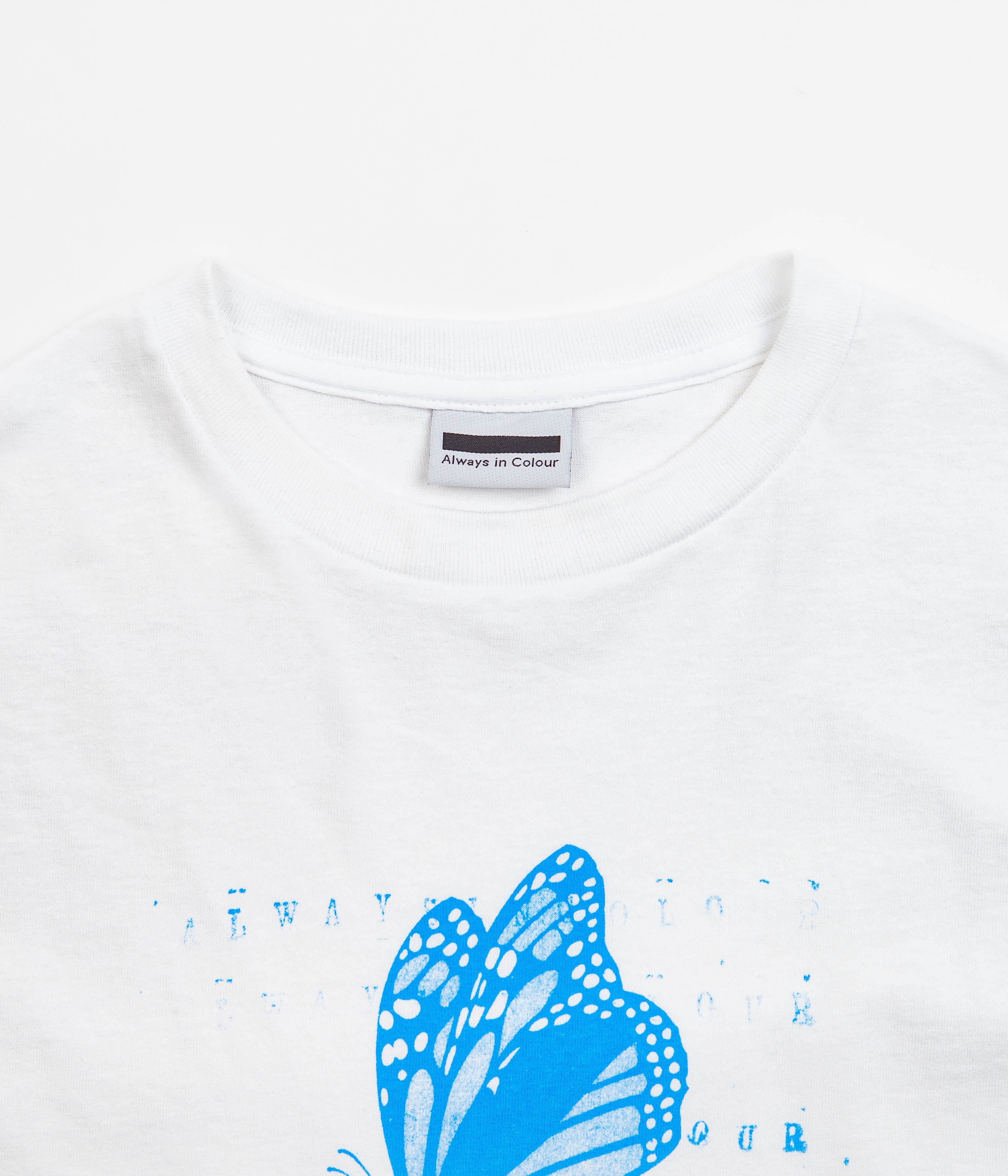 Always in Colour Inhale T-Shirt - White Cotton Graphic Tee for Men & Women | Casual Wear, Street Style, Everyday Outfits