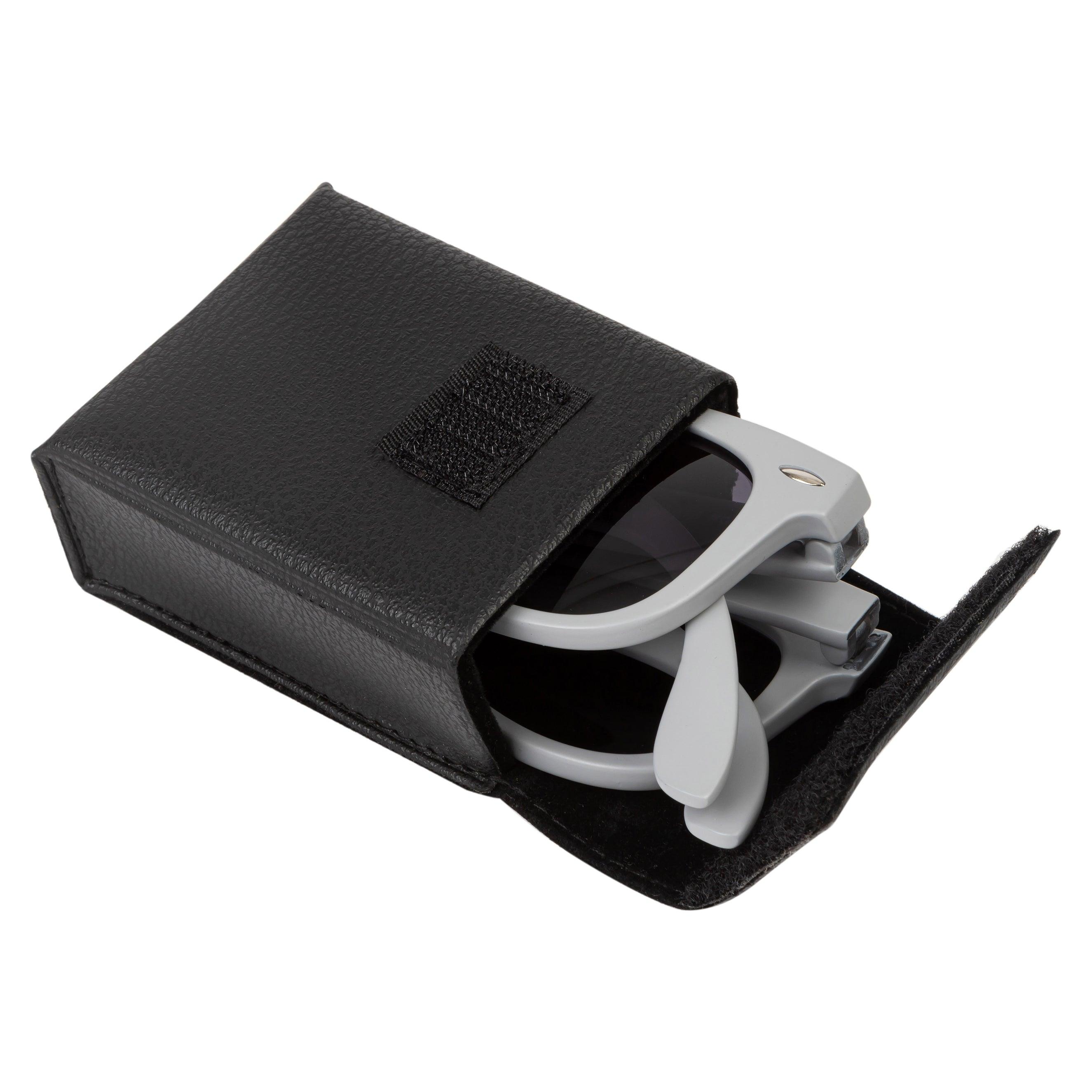 Polarized Folding Sunglasses for Men & Women - UV Protection, Lightweight & Portable - Perfect for Travel, Driving, and Outdoor Activities