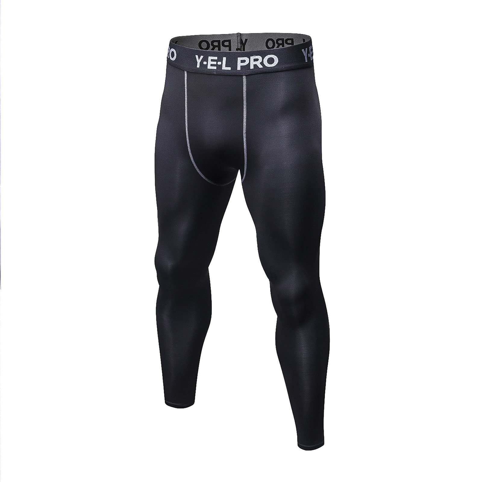 Men's Sports Stretch Leggings - Breathable Quick-Dry Moisture Wicking Workout Pants for Running, Gym & Yoga | Athletic Performance Trousers