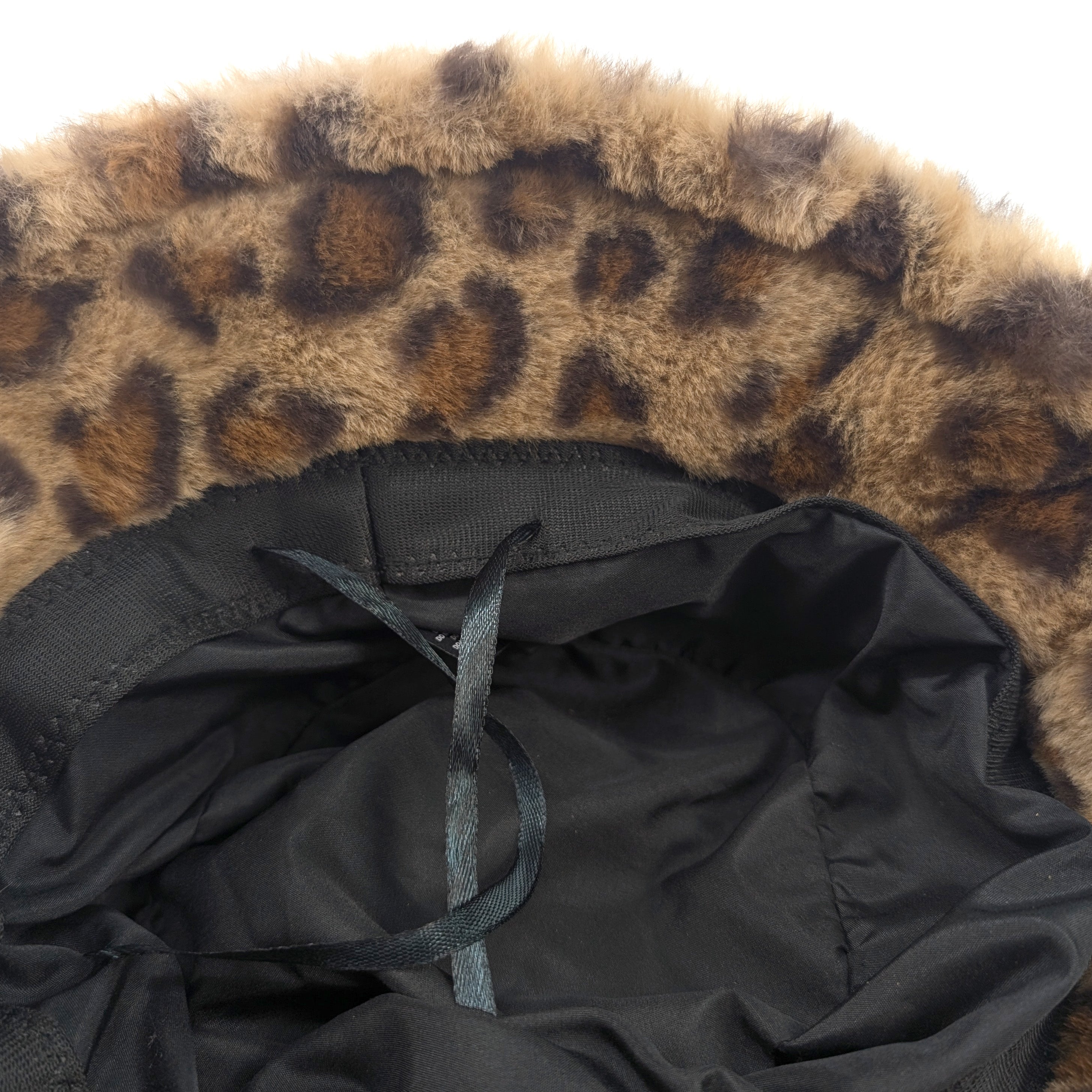 Faux Fur Bucket Hat for Women - Fashionable Animal Print Winter Beanie - Perfect for Outdoor Activities, Travel, and Streetwear Style