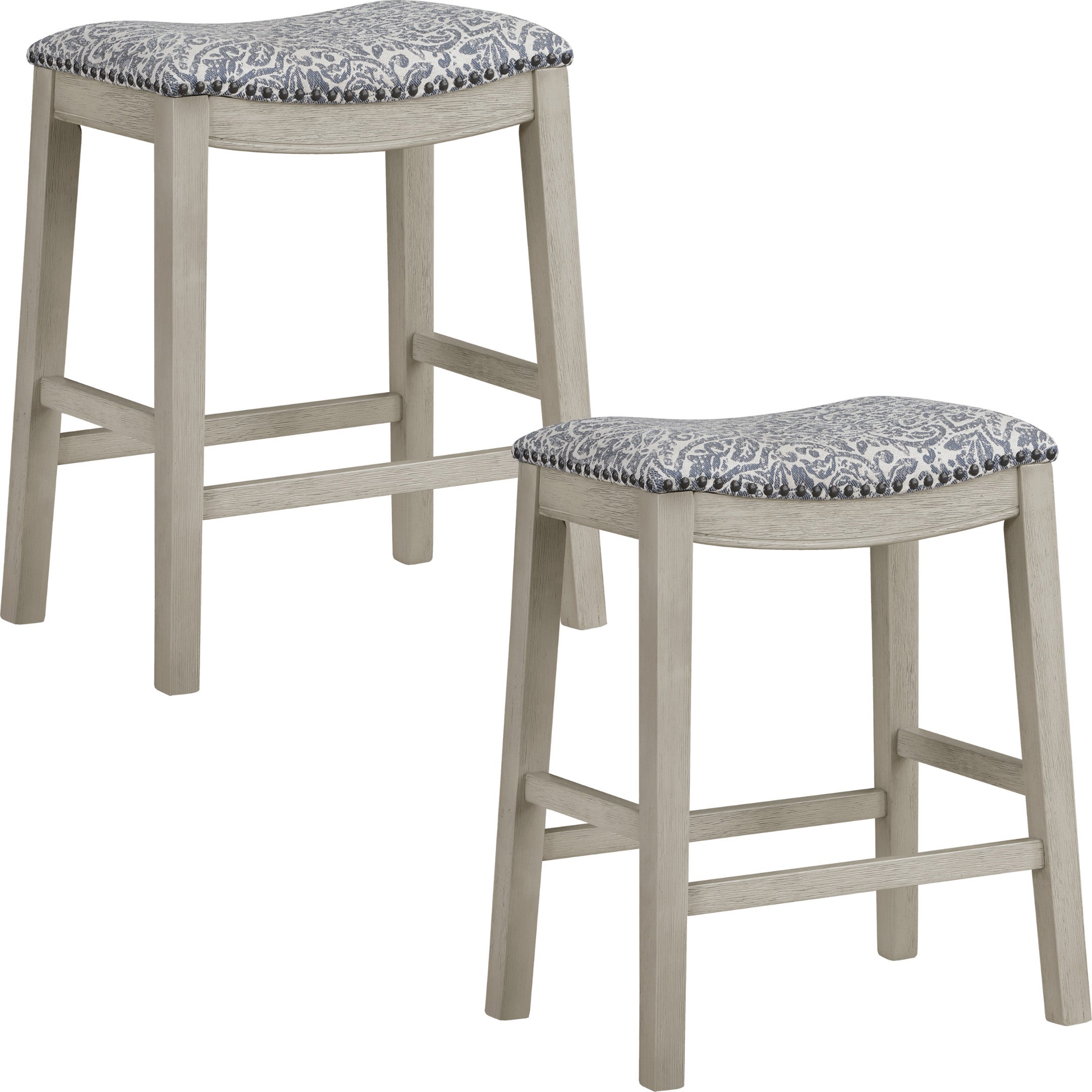 Office Star Saddle Stool Set of 2 - Adjustable Height Ergonomic Seat for Office, Salon & Home - MET Frame for Stability - Perfect for Workstations, Hairdressing & Computer Desks