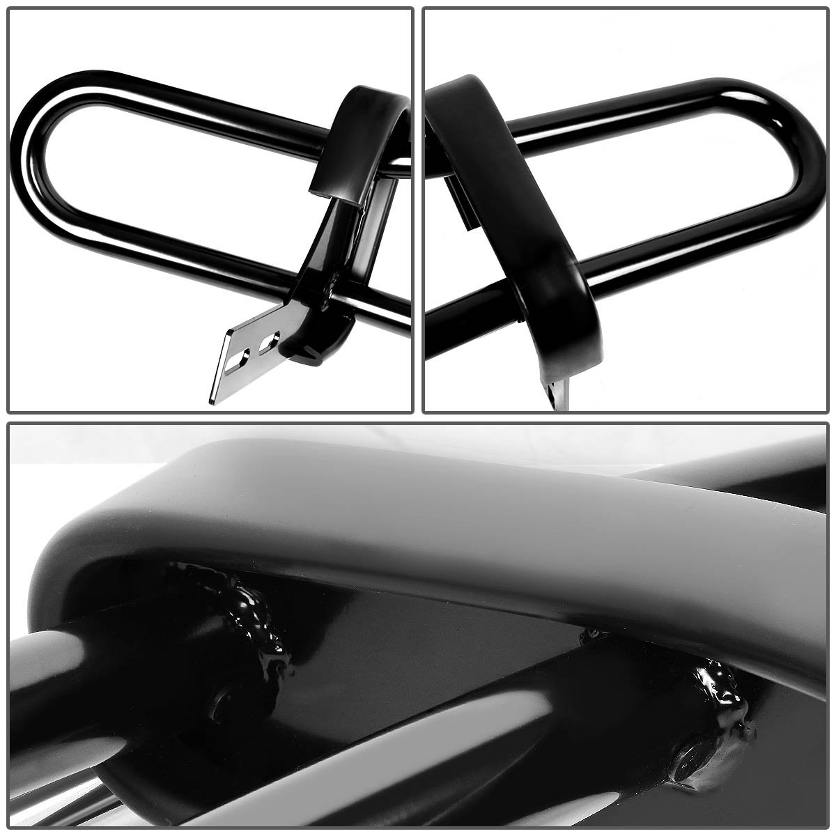 DNA Motoring RBG-005-BK Black Rear Bumper Protector Guard for Trucks & SUVs - Scratch & Impact Protection for Parking & Off-Road Use