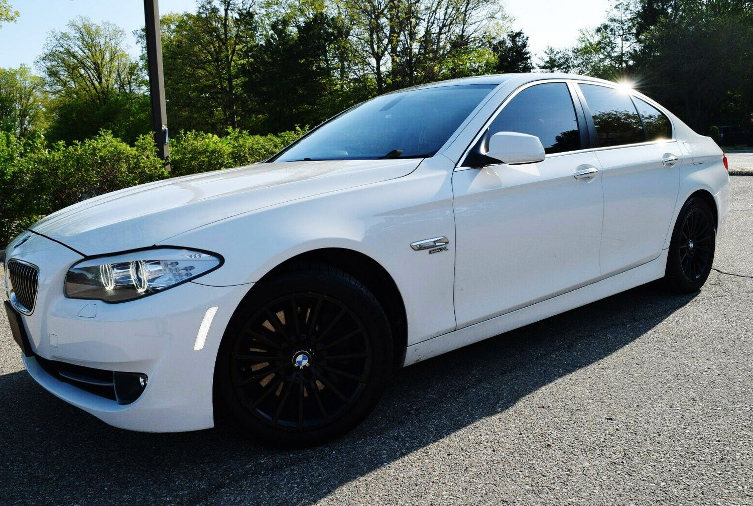 Clear Lens Front Bumper Wheel Arch Side Markers for 2011-2016 BMW F10/F11 5 Series - Enhanced Visibility & Style for Night Driving and Custom Car Mods