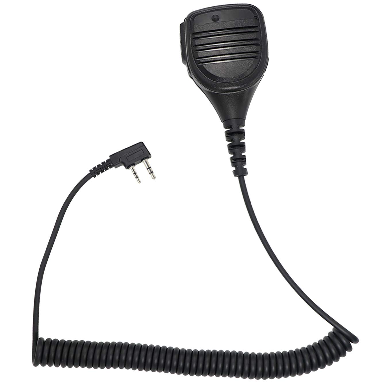 Professional Shoulder Speaker Microphone with 3.5mm Audio Jack - Compatible with Retevis, Baofeng, Kenwood & Samcom Radios (RT22/RT68/RT21/H-777/RT86/RT27/RT15/RB89/UV-5R/5RM) - Walkie Talkie Accessory for Security, Construction & Outdoor Adventures (1 Pack)