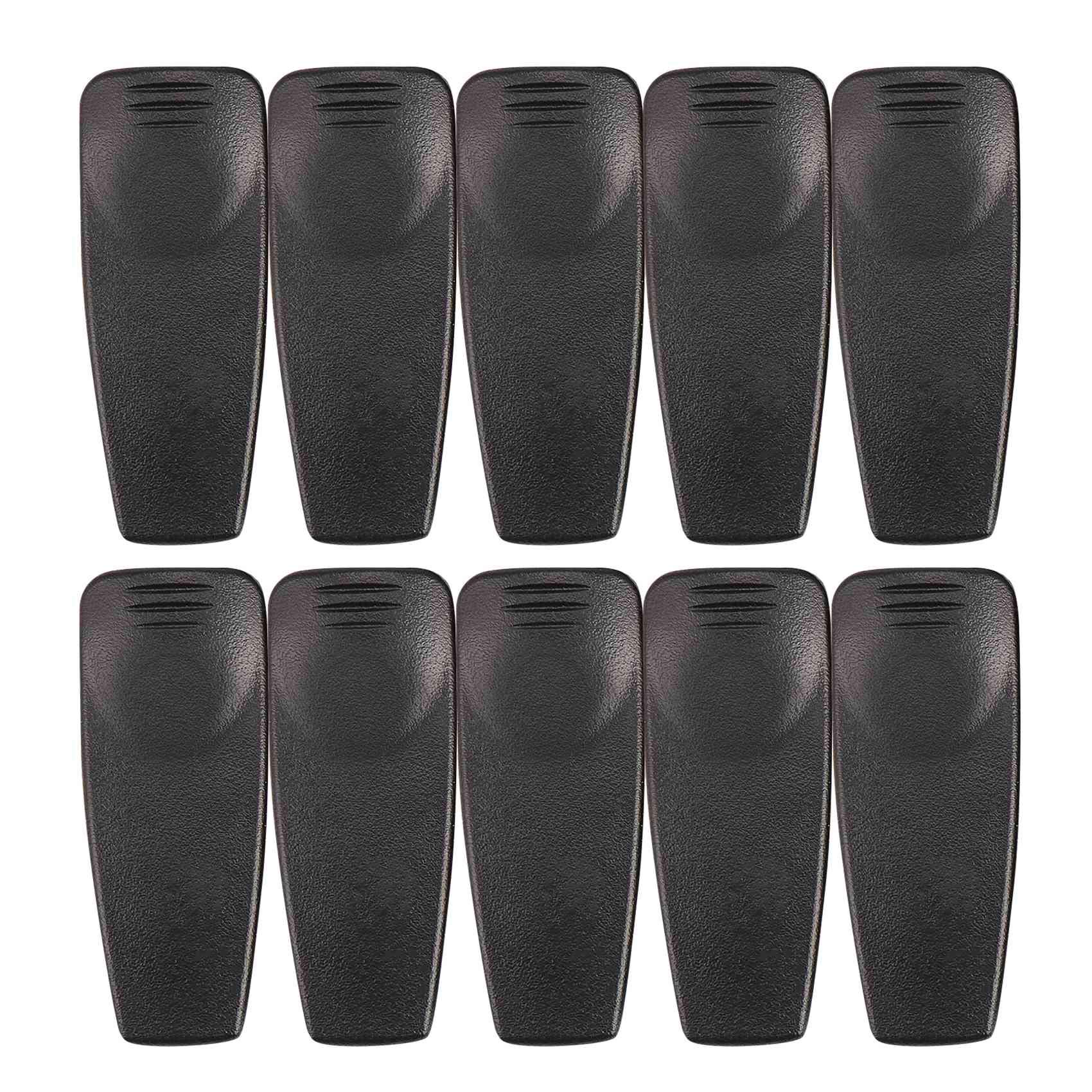 10pcs Heavy Duty Radio Belt Clips for Motorola GP328 GP338 GP340 GP380 HT750 Walkie Talkies - Secure & Durable Replacement Accessories for Construction, Security, and Outdoor Adventures