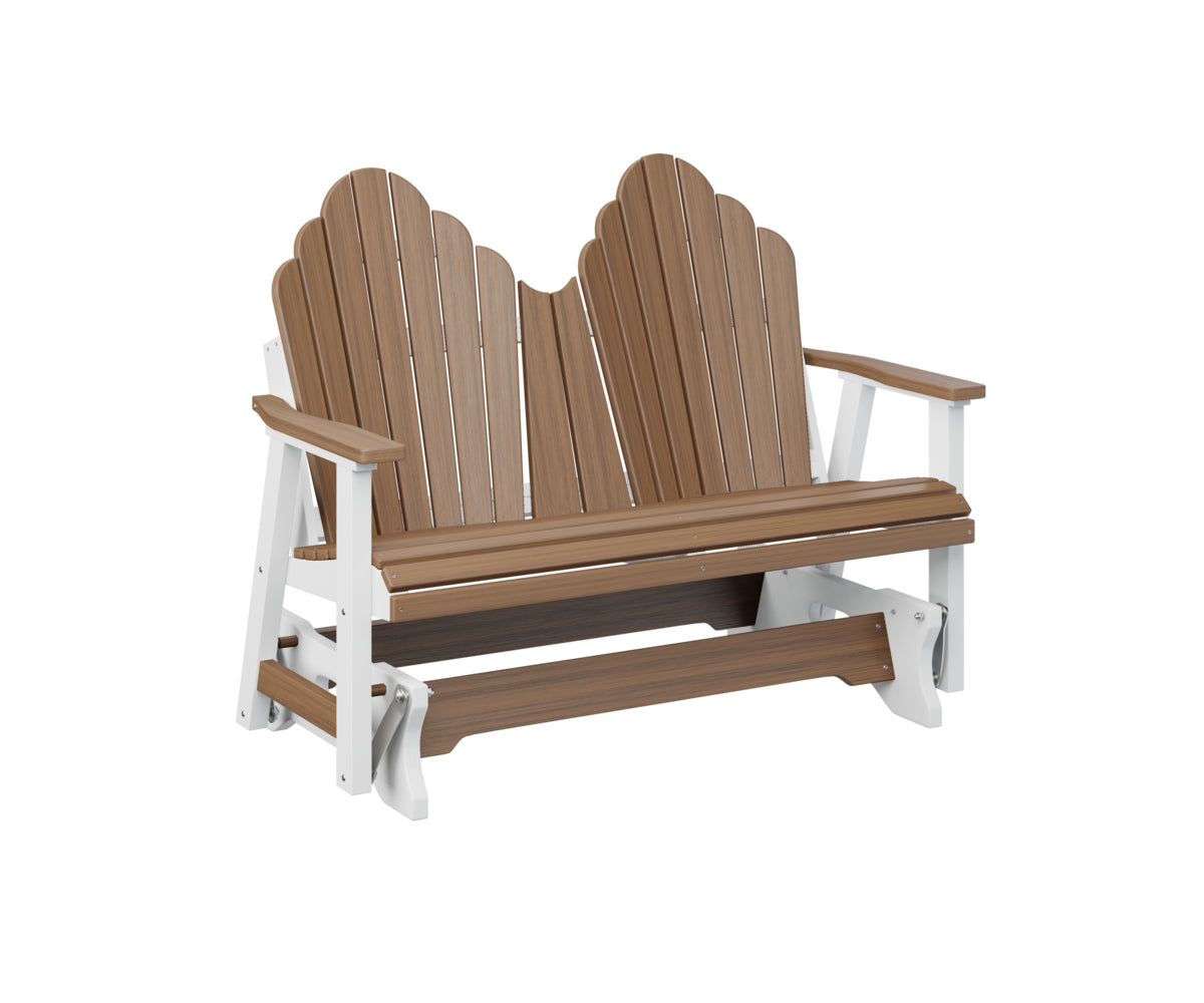 Berlin Gardens Cozi Back Double Glider - Outdoor Patio Swing with Canopy, Comfortable 2-Person Bench Glider for Garden, Porch, Deck - Perfect for Relaxing and Enjoying Nature
