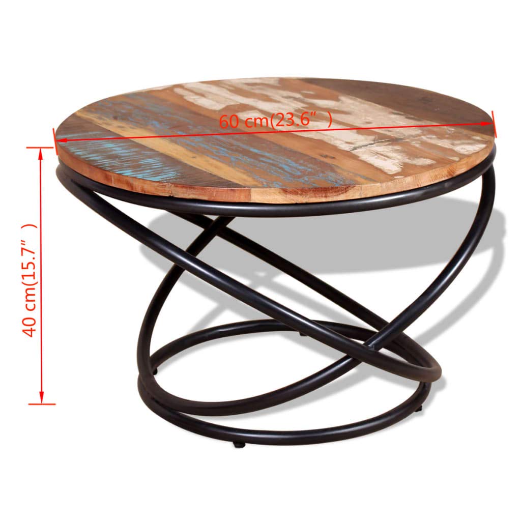 Handmade Reclaimed Wood Coffee Table 24x24x16