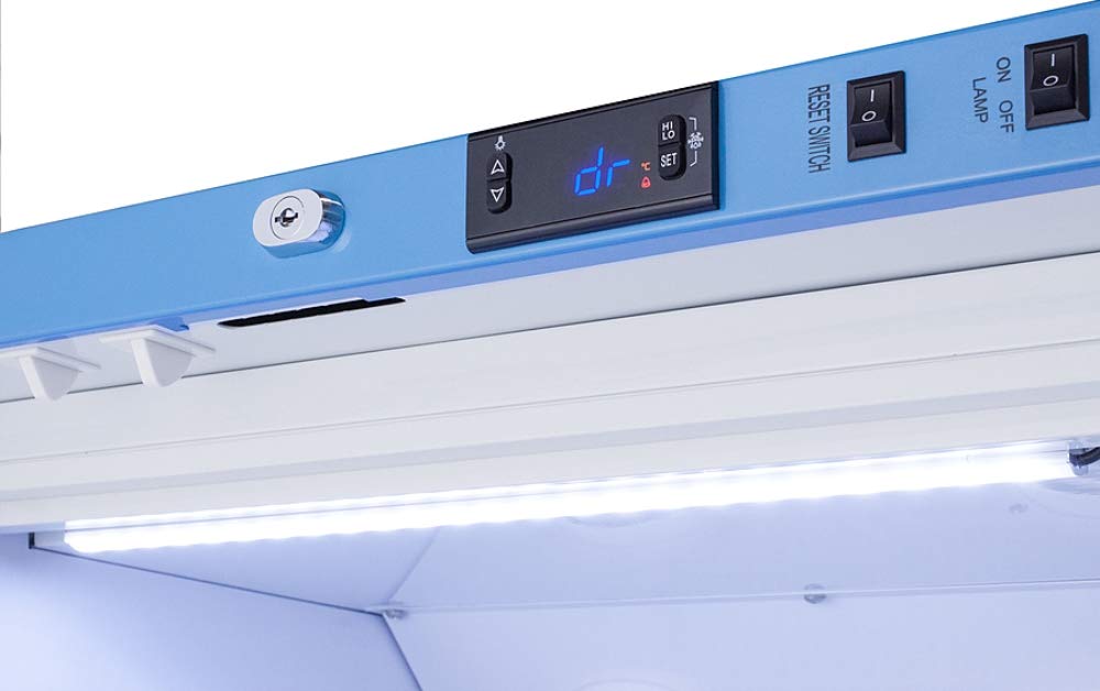ACCUCOLD ARS3PV 3 cu.ft. Pharmaceutical Refrigerator - CDC Compliant Vaccine Storage with Adjustable Temperature, Alarm System & Lock | Energy Efficient Design for Pharmacy, Medication & Lab Use | Ideal for COVID Vaccines, Insulin & Biologics Storage