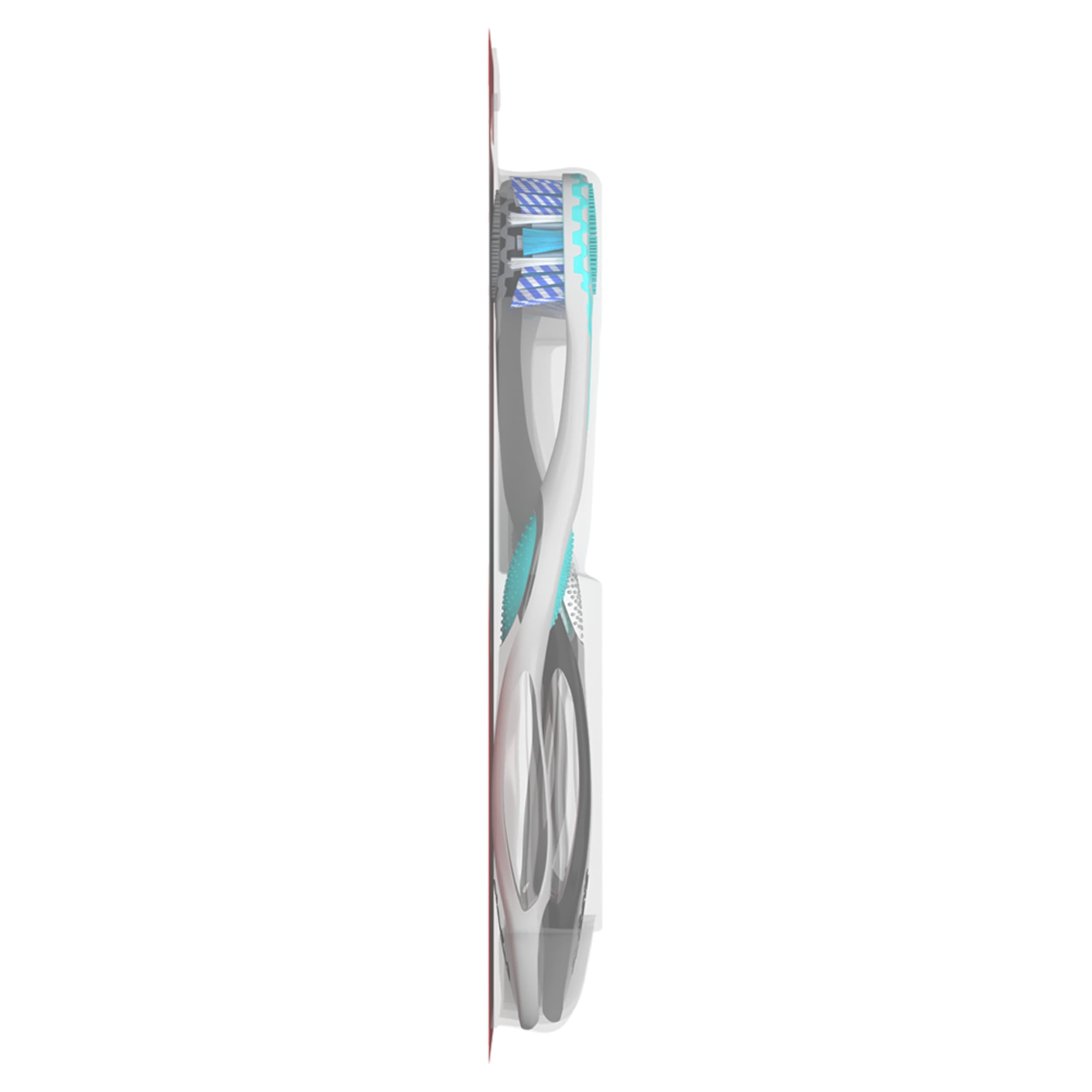Colgate 360 Advanced Optic White Whitening Toothbrush with Tongue Cleaner - Soft Bristles, 4 Pack - for Sensitive Teeth & Fresh Breath - Perfect for Home, Travel & Daily Oral Care