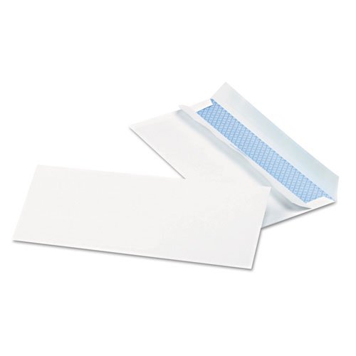 Redi-Seal Security Tinted #10 Envelopes - White, 500/Box (1 Box) - Privacy Protection for Mailing Checks, Documents & Confidential Papers - Perfect for Offices, Banks & Legal Use