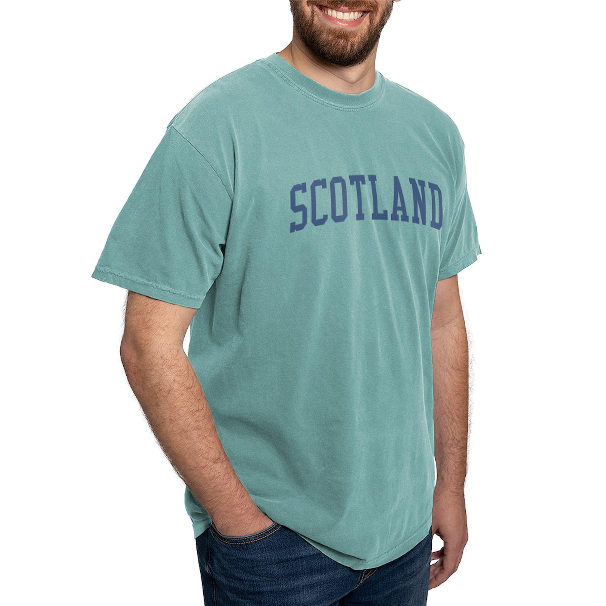 Scotland Blue T-Shirt for Men | Comfort Colors Cotton Tee | Casual Wear & Gifts for Scottish Pride