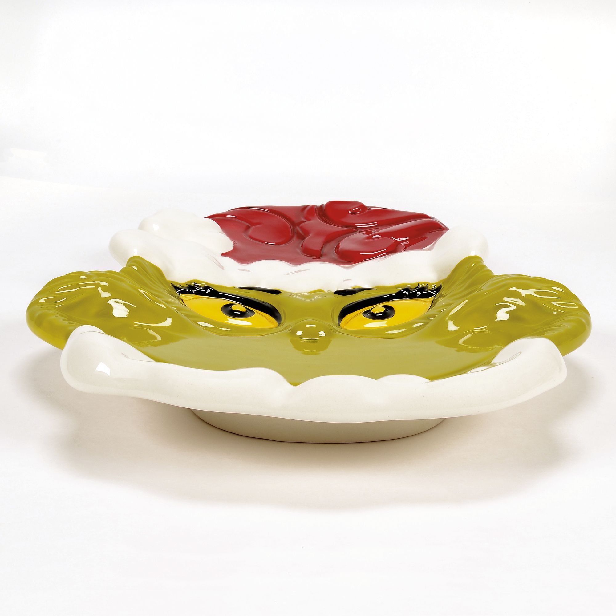 Grinch Cookie Platter Set - Christmas Party Serving Tray for Holiday Cookies, Desserts & Treats - Perfect for Xmas Gatherings, Cookie Exchanges & Festive Celebrations