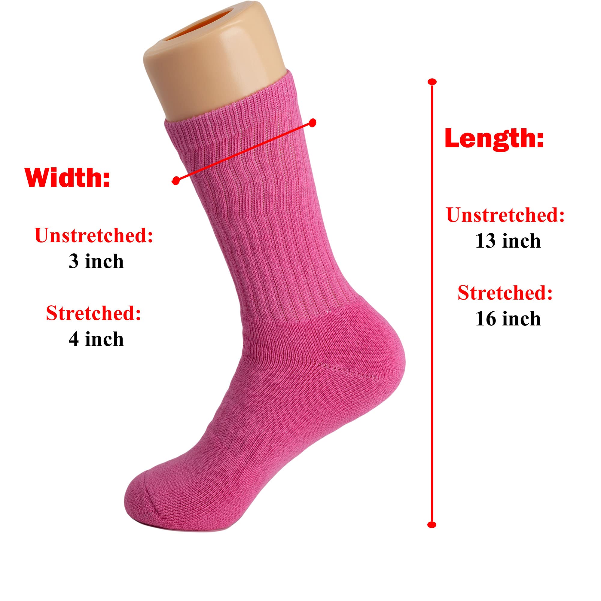 American Made Solid Cotton Cushion Crew Socks for Men - Breathable Athletic Sport Socks for Running, Hiking & Everyday Comfort
