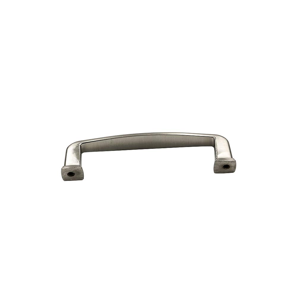5 Pack Homdiy 128mm Brushed Nickel Cabinet Pulls - HD8791SNB Kitchen Cabinet Handles, Drawer Pulls & Solid Cupboard Handles for Modern Kitchen, Bathroom & Office Furniture Upgrade
