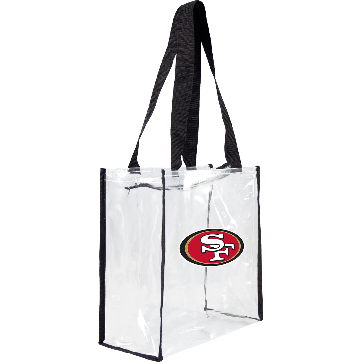 San Francisco 49ers Clear Stadium Approved Tote Bag - NFL Team Logo Design for Game Day, Travel & Shopping