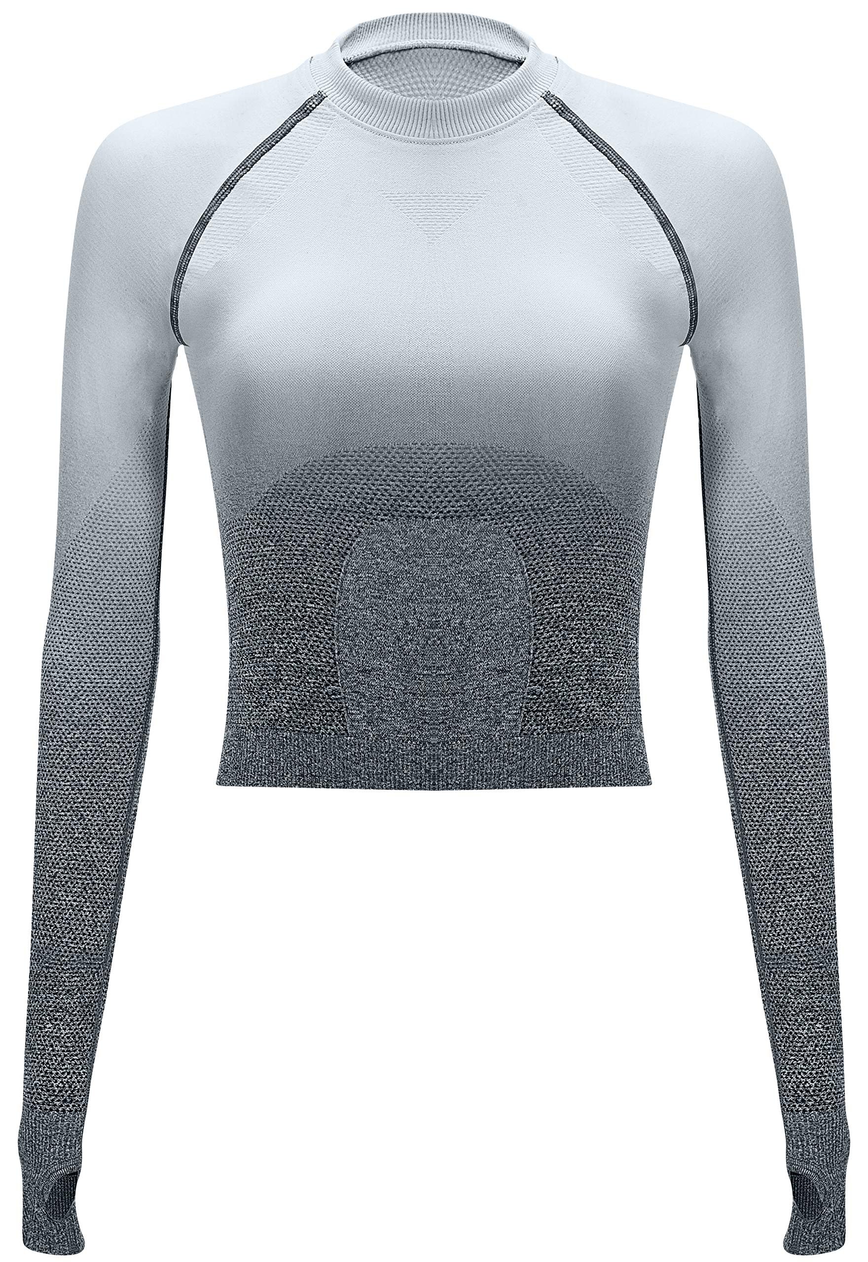 RUNNING GIRL Ombre Seamless High Waisted Yoga Pants - Power Stretch Workout Leggings for Women, Cute Gym Tights for Running, Training & Fitness | Perfect for Yoga, Pilates & Active Lifestyle