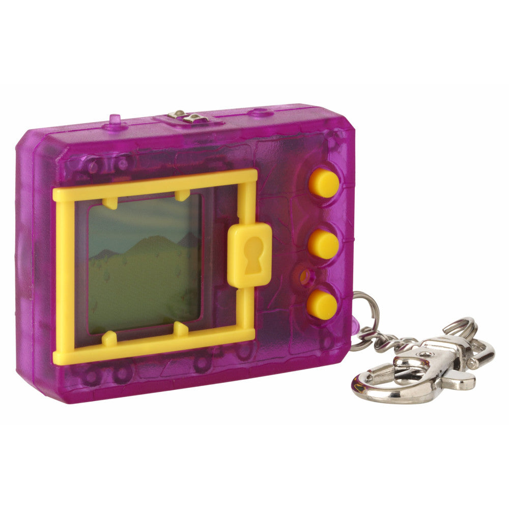 Bandai Original Digimon Digivice Virtual Pet Toy - Translucent Purple Edition | Digital Monster Game for Kids & Collectors | Perfect for Playtime, Gifts & Anime Fans
