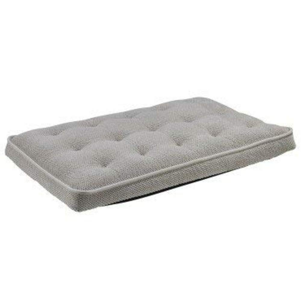 **Luxury Crate Mattress Dog Bed for Large Dogs - Aspen Brown, Orthopedic Support, Waterproof & Chew-Resistant - Perfect for Crates, Kennels, and Home Comfort**