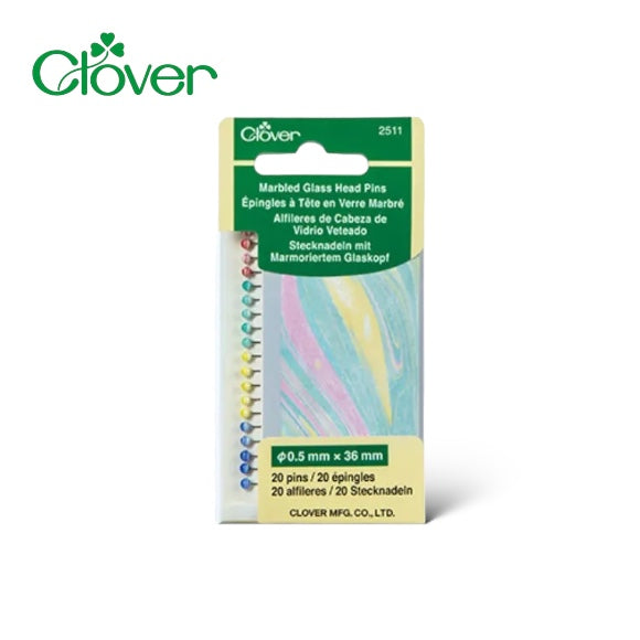 Heat Resistant Glass Head Pins for Jewelry Making - Clover Design, 1.5 Inch, 50pcs - Perfect for DIY Crafts, Beading, and Scrapbooking Projects