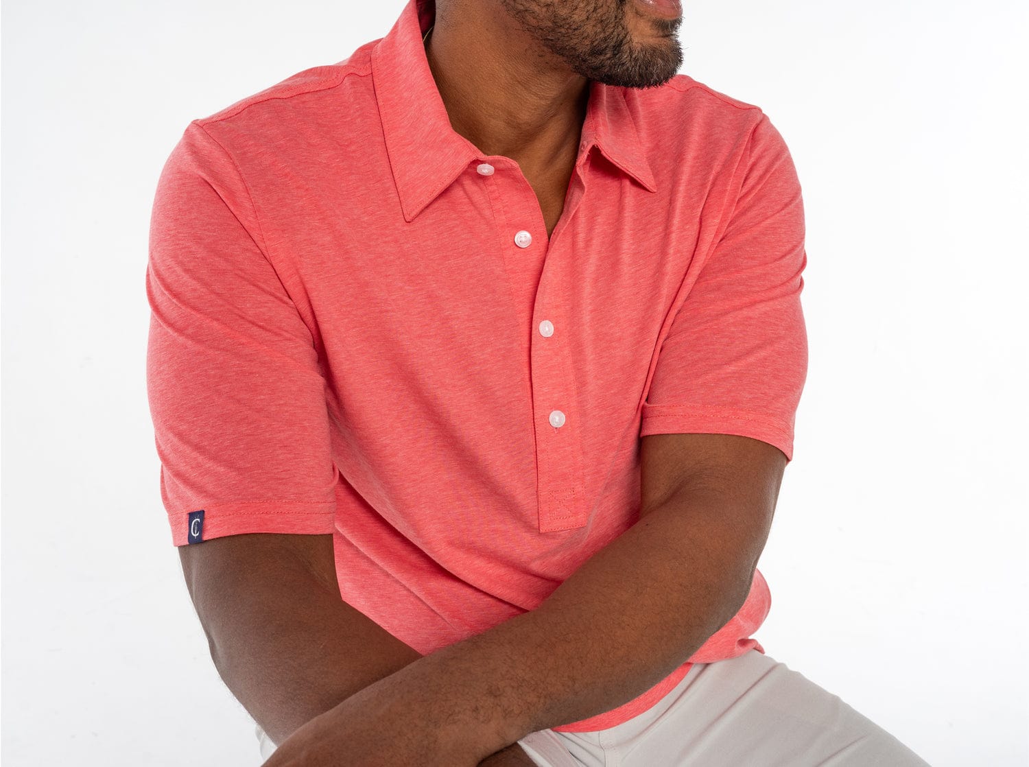 Performance Range Polo Shirt - Comfortable & Stylish Men's Golf Shirt in Sangria Red | Perfect for Golf, Casual Wear & Outdoor Activities